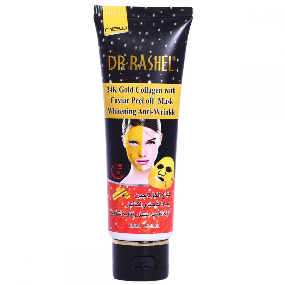 Dr. Rashel 24K Gold Collagen with Cavier Peel off Facial Mask for Face, 120 ml