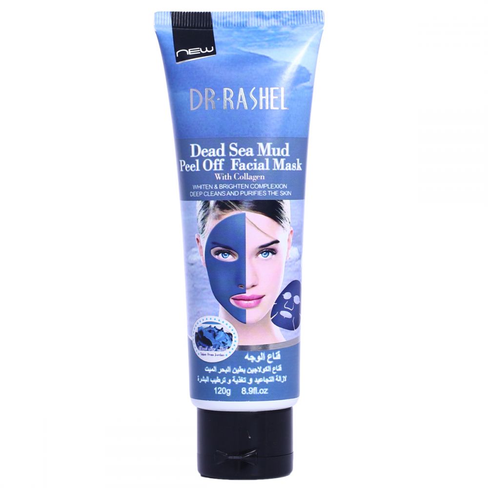 Dr. Rashel Dead Sea Mud Peel off Mask with Collagen for Face, 120 gm